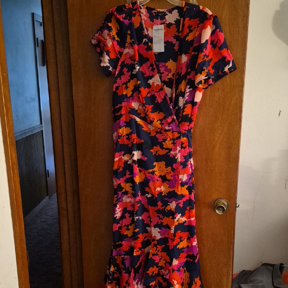 Floral Wrap Dress